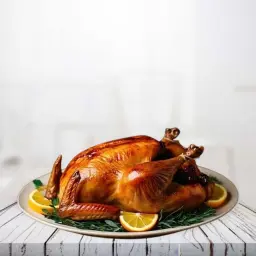 نصف حبة دجاج شواية بدون أرز